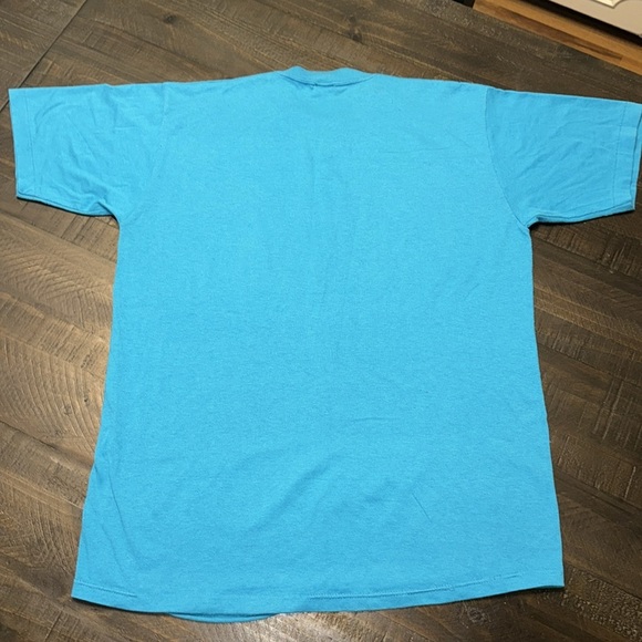 VTG Orlando Florida Blue Graphic Short Sleeve Unisex Jerzees T-Shirt Size LG - Picture 7 of 16